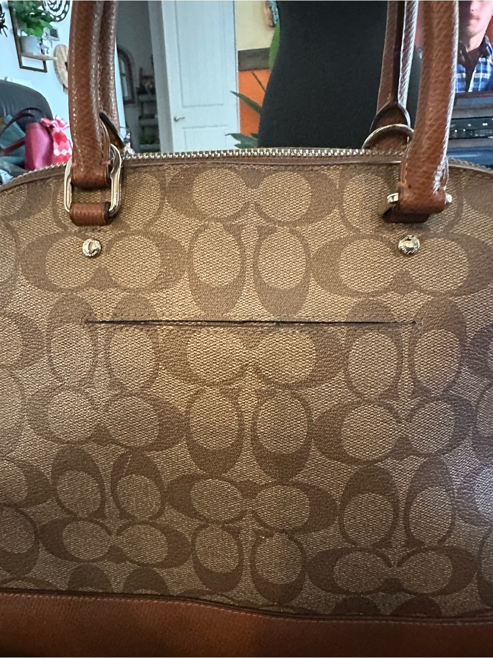 Coach Dome Sierra signature Brown Satchel - Picture 6 of 16